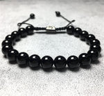 Black Onyx Natural Gemstone Balance Energy Handmade Bracelet