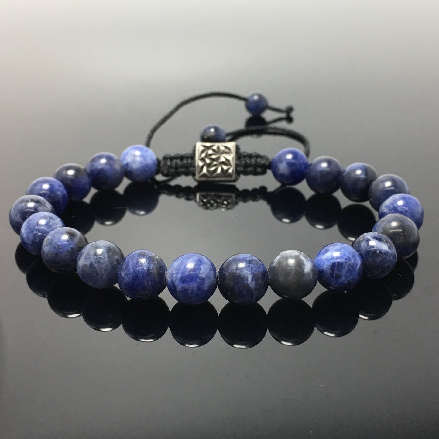 Sodalite Natural Gemstone Balance Energy Handmade Bracelet