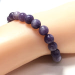 Lepidolite Gemstone Crystal Healing Stretch Beads Bracelet