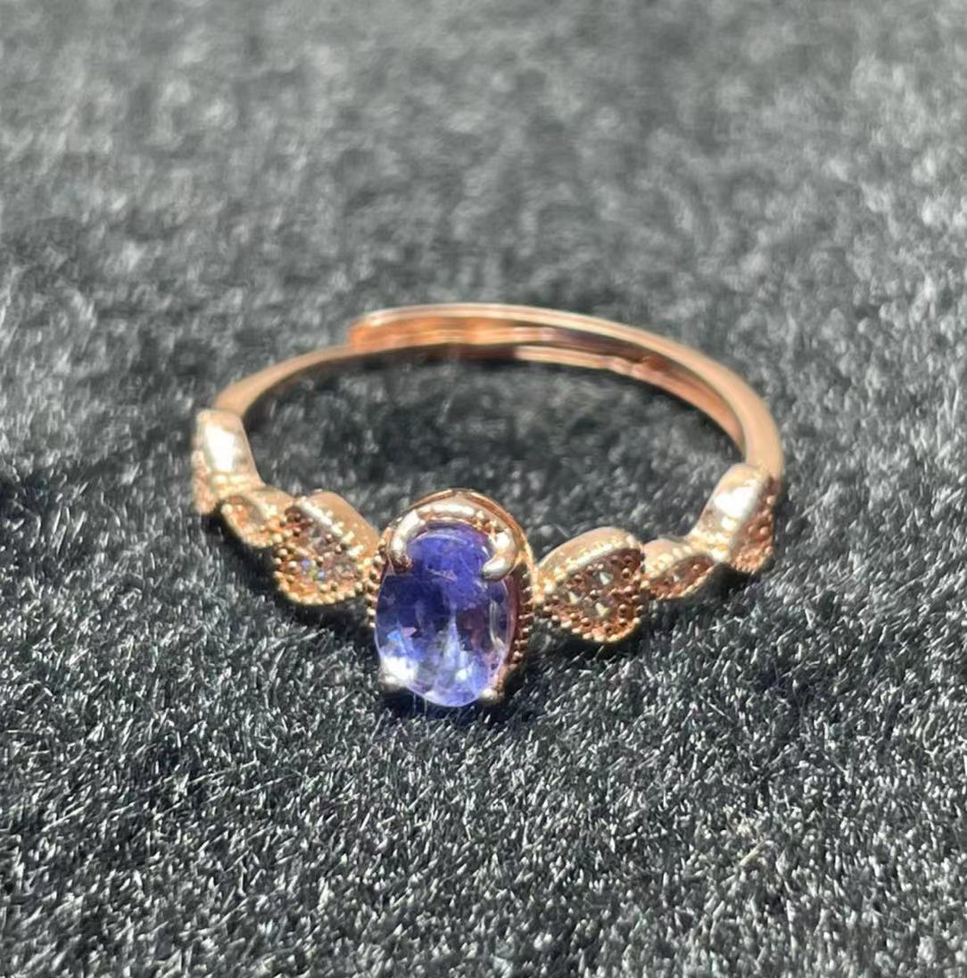 S925 Silver Tanzanite RingWB-R081