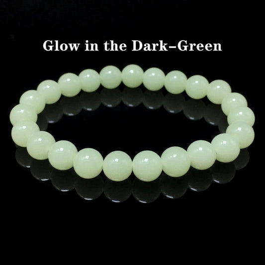 Glow in the Dark-Green Round Bracelet