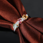 S925 Silver Tourmaline Ring WB-R052