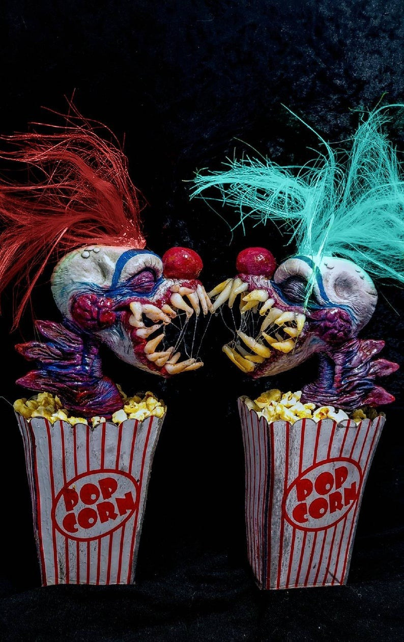 Popcorn Clown Sculpture Is A Killer In Space